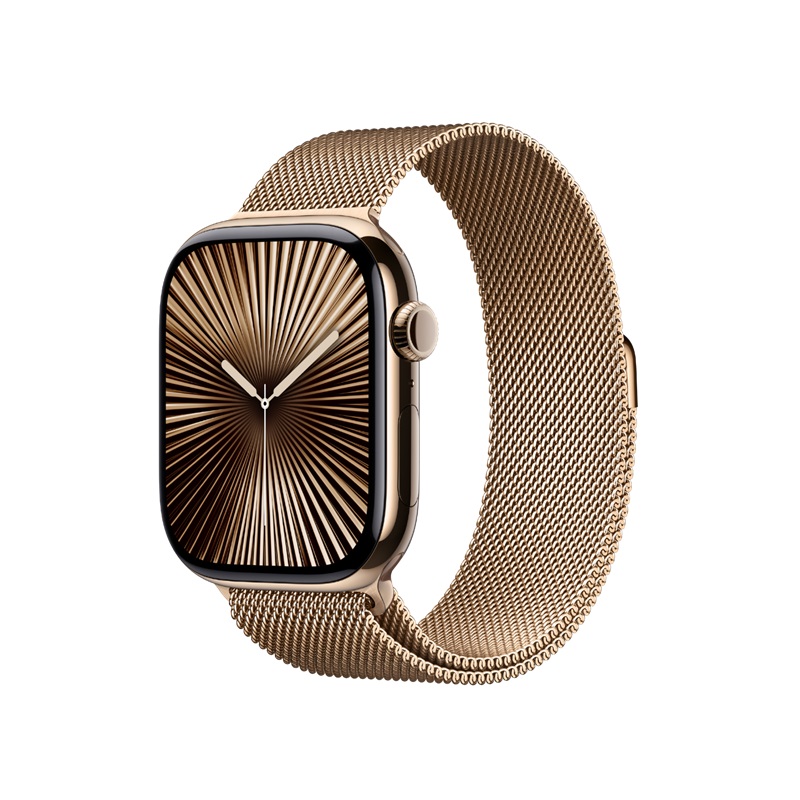 Apple Watch Series 10 42mm - Viền Titanium - LTE - Vàng